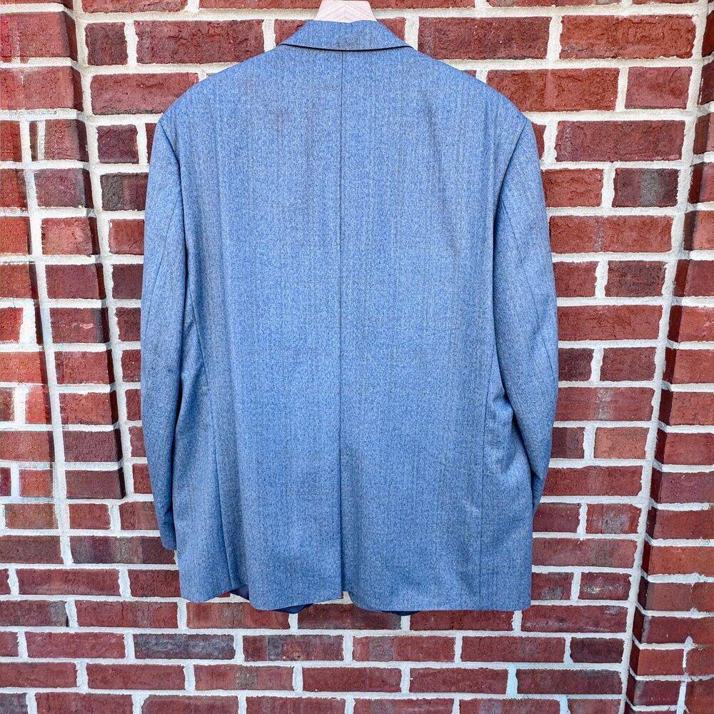 Lauren Ralph Lauren Classic Sport Coat Mens Sz 50R Gray Herringbone - Picture 3 of 15